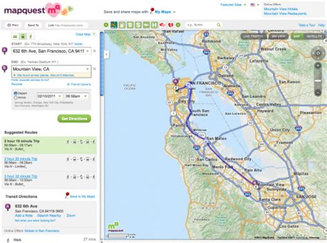 map quest|mapquest train and bus directions.